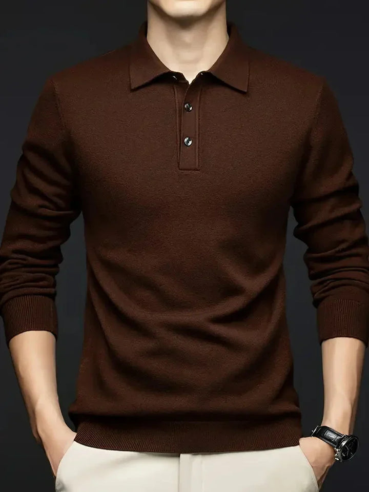 Brit und Boho | Harvey Strickpullover mit langen Ärmeln