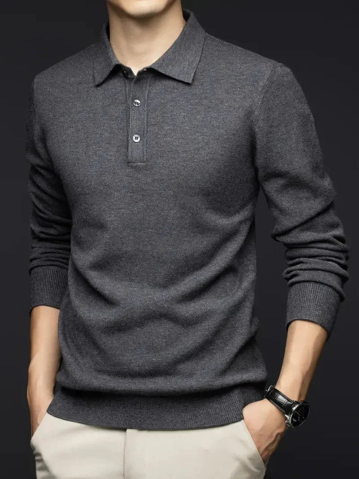Brit und Boho | Harvey Strickpullover mit langen Ärmeln