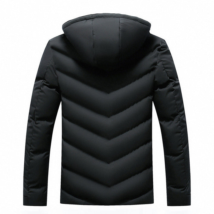 Herren Jacke mit Kapuze und Taschen, Langarm