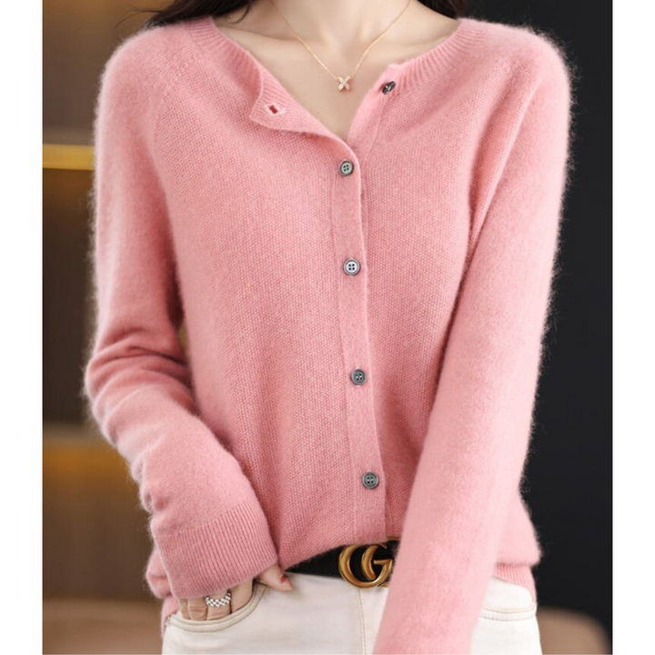Hannah | Winter Essential Pullover für Damen mit V-Ausschnitt und langen Ärmeln