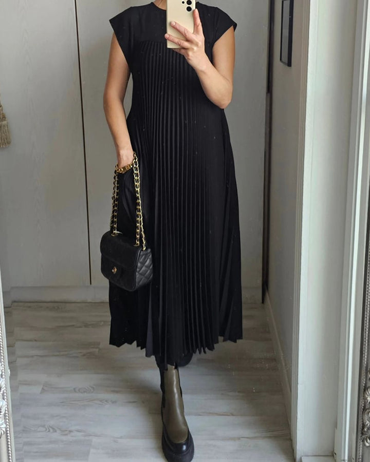 Josie | Zeitloses und Bequemes Maxikleid für Damen mit Rundhalsausschnitt