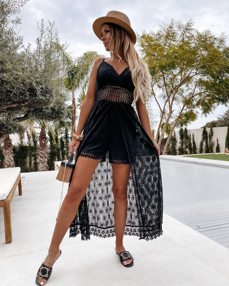 Glenda | Geräumiger Jumpsuit für Damen mit V-Ausschnitt
