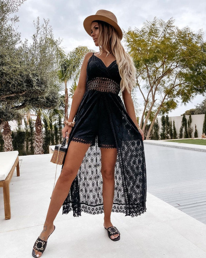 Glenda | Geräumiger Jumpsuit für Damen mit V-Ausschnitt