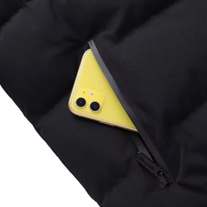 Premium Gepolsterte Winterjacke für Herren mit Rundhalsausschnitt