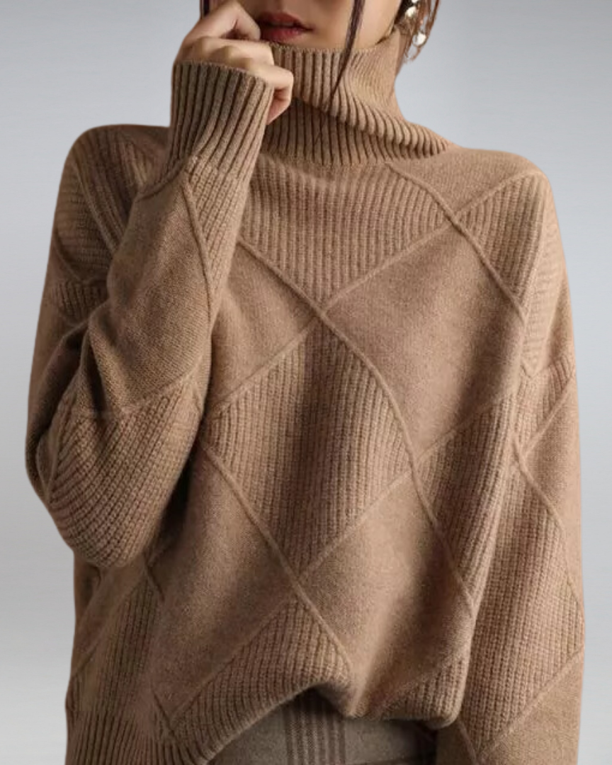 Lily | Der Rollkragenpullover für Damen mit langen Ärmeln