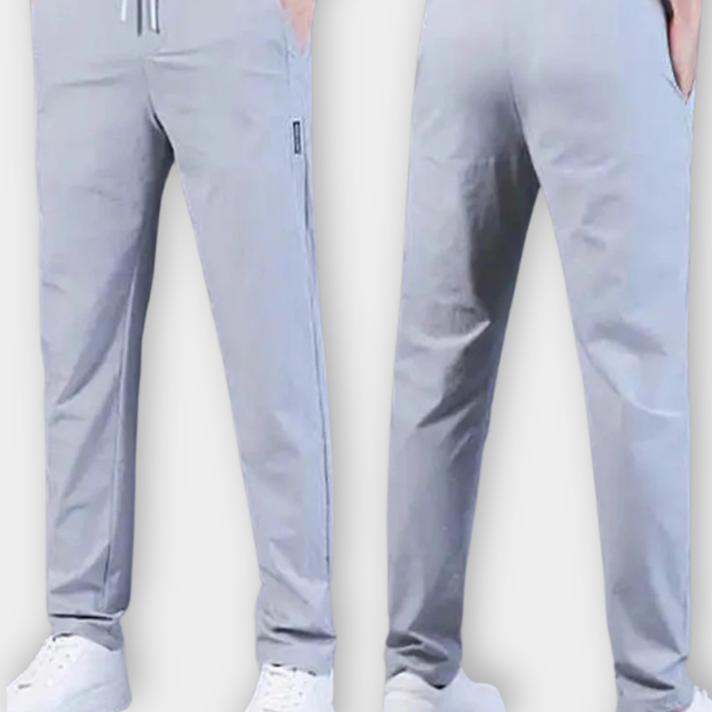 Enzo | Stretch Jogger-Hosen für Herren mit schmaler Passform und mittlerem Bund