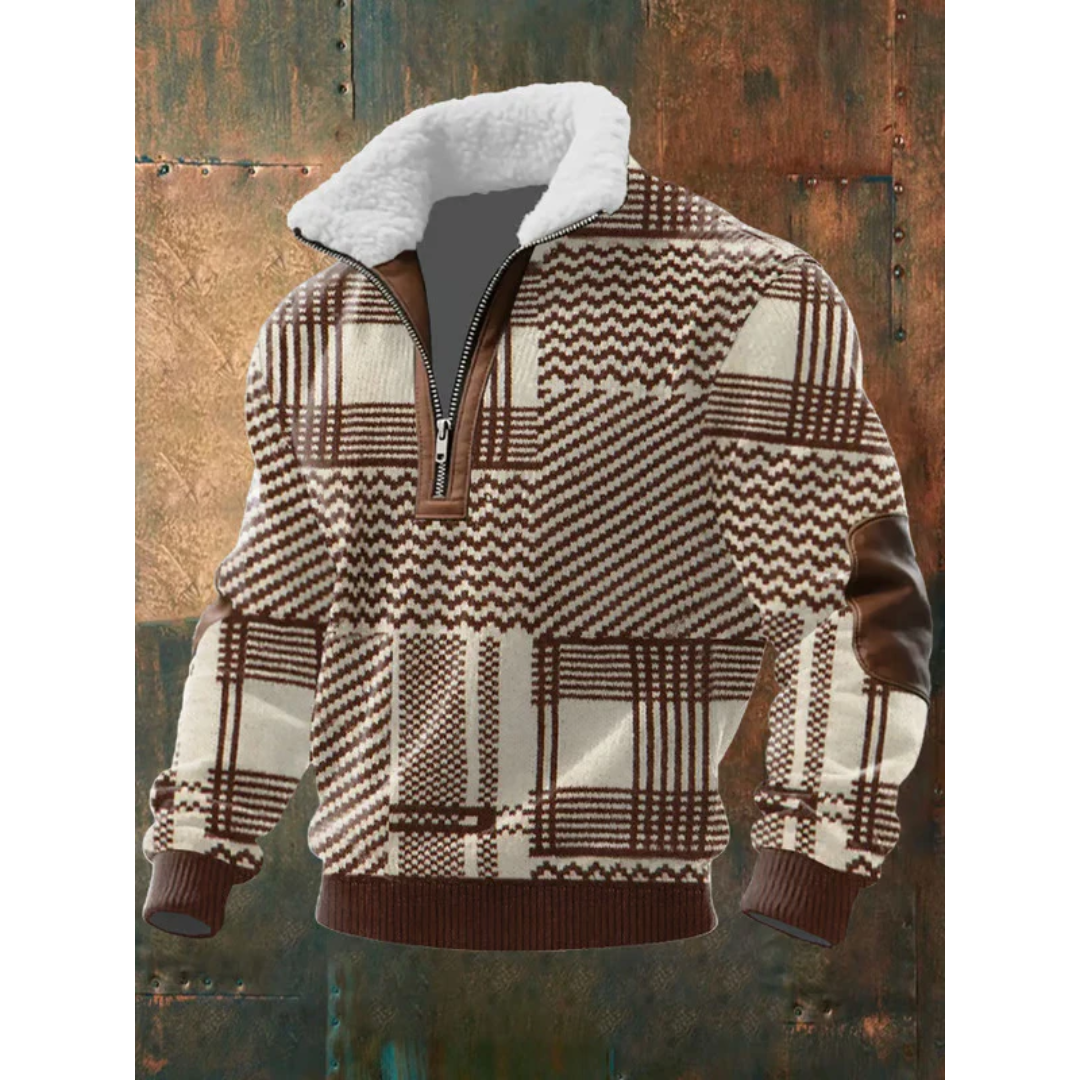 SILVORO | Pullover für Herren mit hohem Kragen