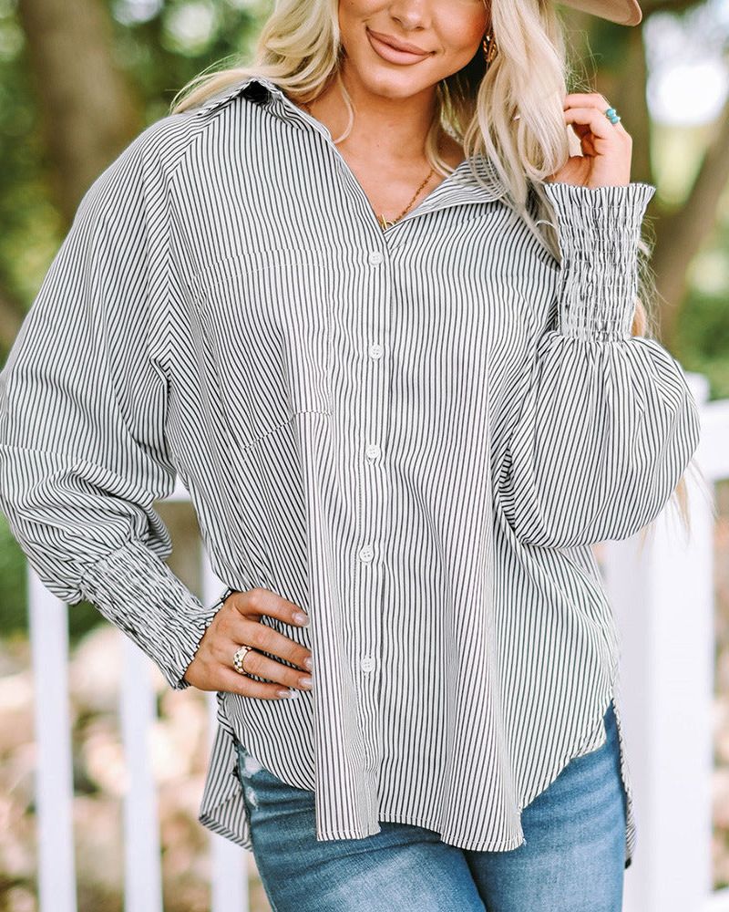 Mia | Alltagliches Relaxed-Fit Shirt für Damen mit langen Ärmeln