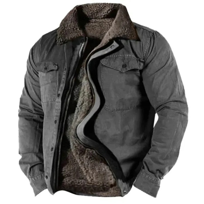 Luis | Klassische Westernjacke für Herren mit langen Ärmeln