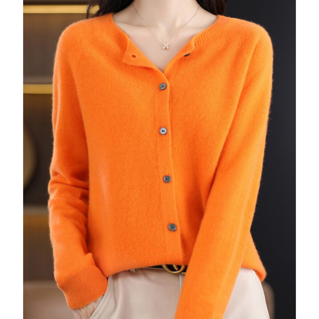 Hannah | Winter Essential Pullover für Damen mit V-Ausschnitt und langen Ärmeln