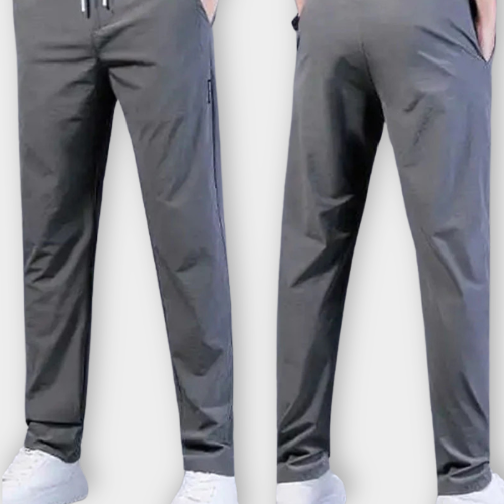 Enzo | Stretch Jogger-Hosen für Herren mit schmaler Passform und mittlerem Bund