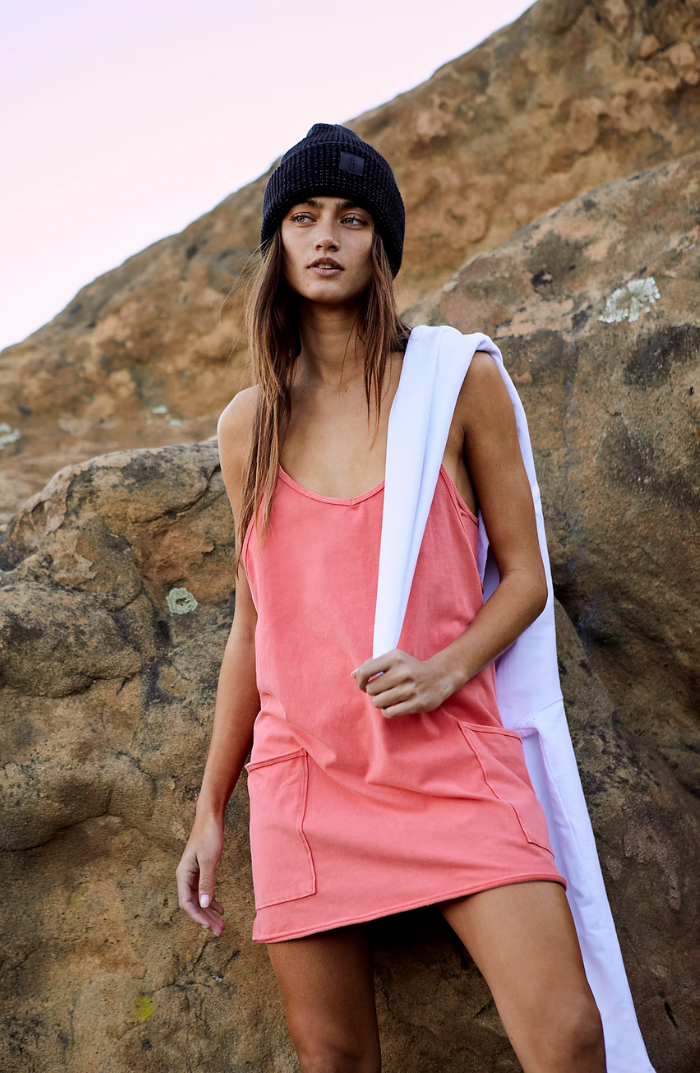 Blair | Mini Kleid für Damen mit Rundhalsausschnitt und Spaghettiträgern