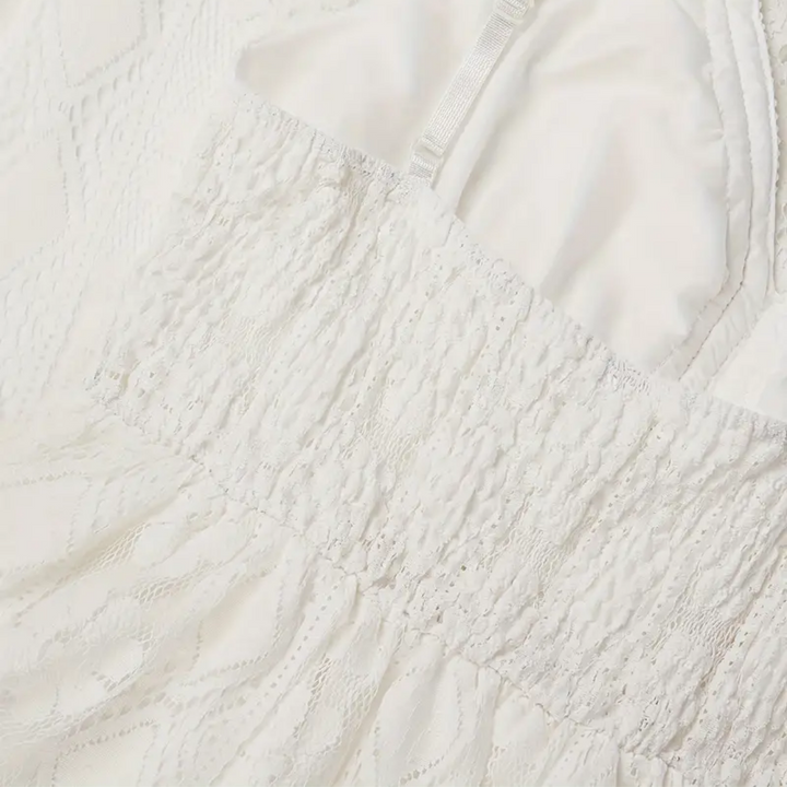 Margaret | Elegantes Boho-Kleid mit V-Ausschnitt und langen Ärmeln