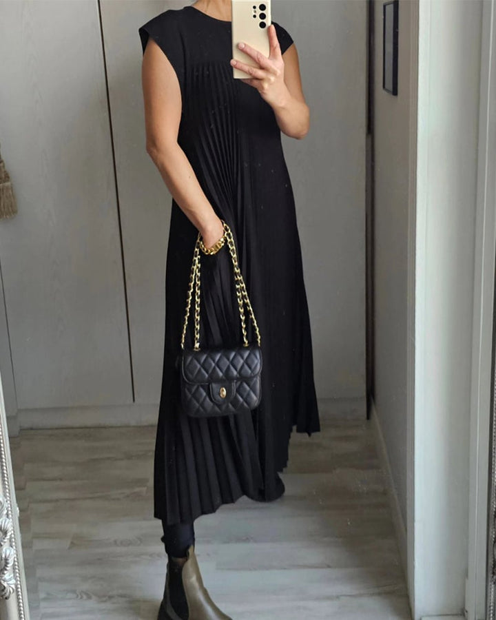 Josie | Zeitloses und Bequemes Maxikleid für Damen mit Rundhalsausschnitt