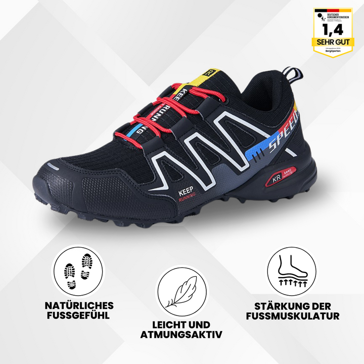 Lorenzo | Ergonomische Schmerzlindernde Trekking und Wanderschuhe für Herren