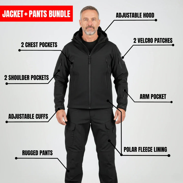 Alpha One | Wasserdichte Softshell-Jacke und Hose Kombi