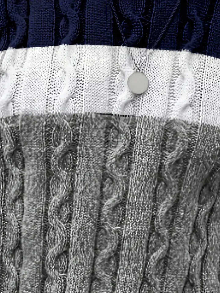 Brit und Boho | Der Orion Strickpullover mit geometrischem Muster