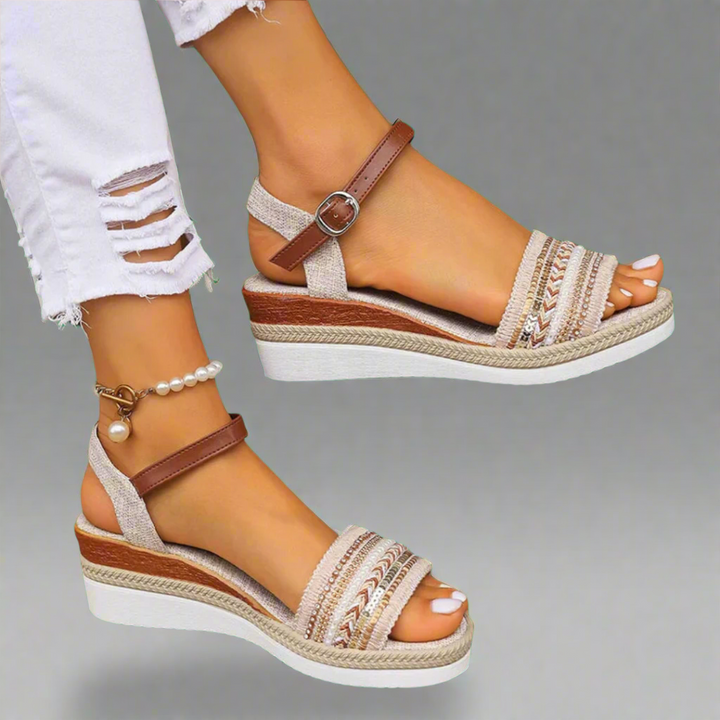 Jofrida | Komfortable Sandalen für Jeden Tag für Damen mit flachem Absatz