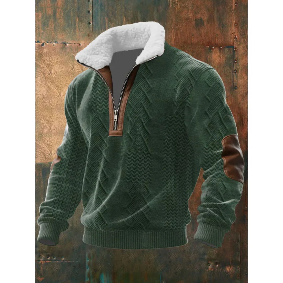 SILVORO | Pullover für Herren mit hohem Kragen