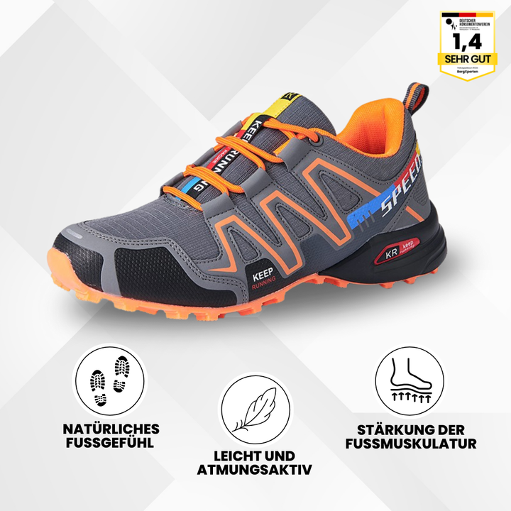 Lorenzo | Ergonomische Schmerzlindernde Trekking und Wanderschuhe für Herren