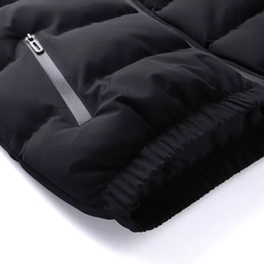 Premium Gepolsterte Winterjacke für Herren mit Rundhalsausschnitt