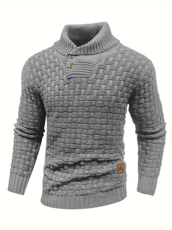 Matteo | Strickpullover für Herren mit Rollkragen und langen Ärmeln
