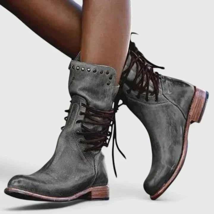 Kelly | Premium Elegante Stiefel für Damen mit niedrigem Absatz