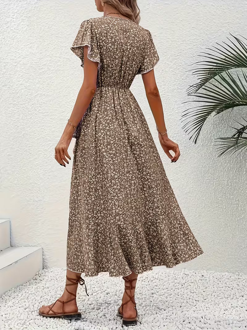 Elara | Fließendes, Bauch-umspielendes Wickelkleid für Damen