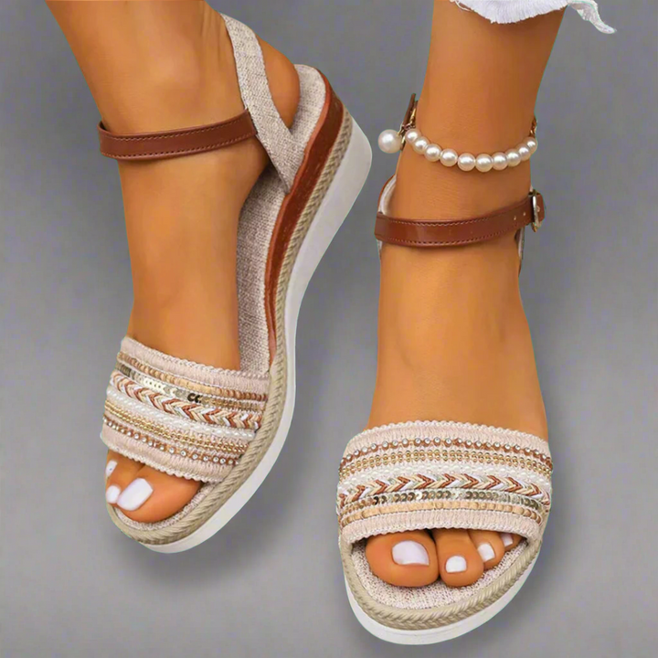 Jofrida | Komfortable Sandalen für Jeden Tag für Damen mit flachem Absatz