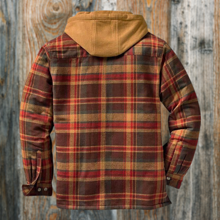 Zaylen | Holzfällerjacke mit Karomuster und langen Ärmeln