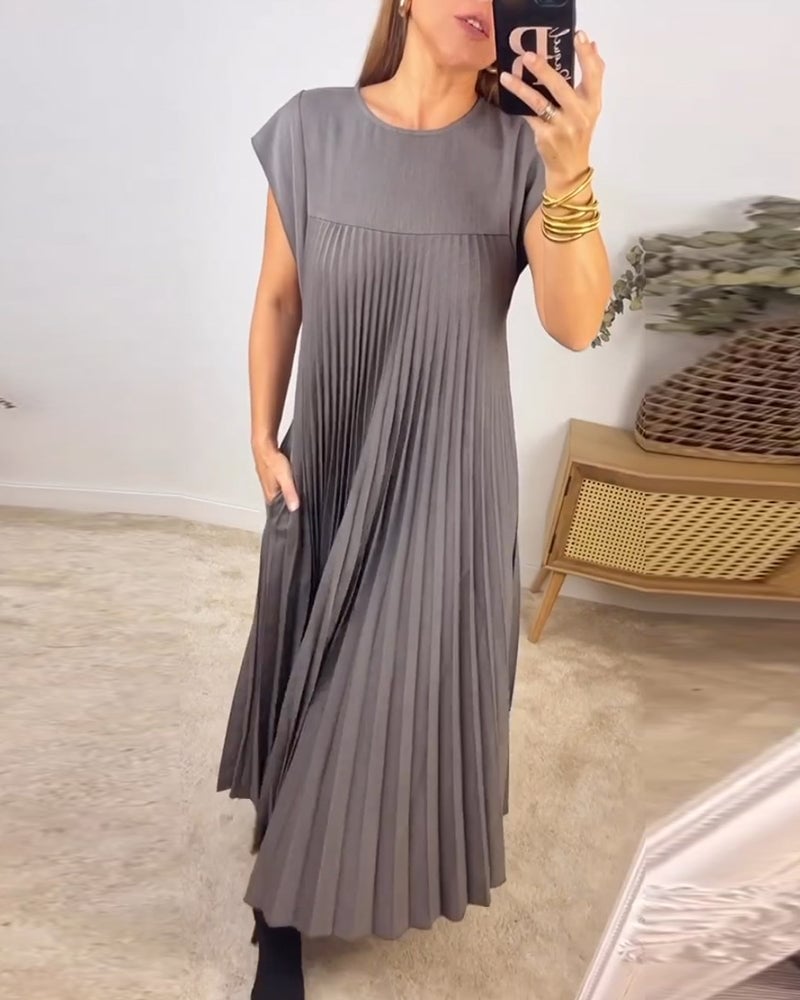 Josie | Zeitloses und Bequemes Maxikleid für Damen mit Rundhalsausschnitt