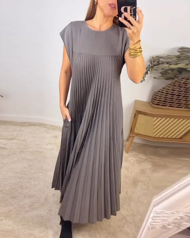 Josie | Zeitloses und Bequemes Maxikleid für Damen mit Rundhalsausschnitt