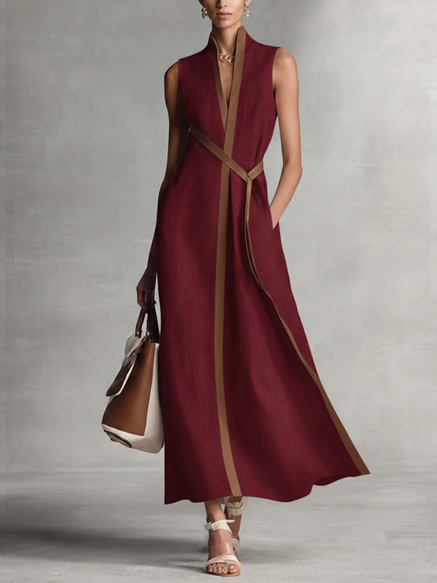 Elira | Leichtes Breeze-Maxikleid für Damen mit Rundhalsausschnitt