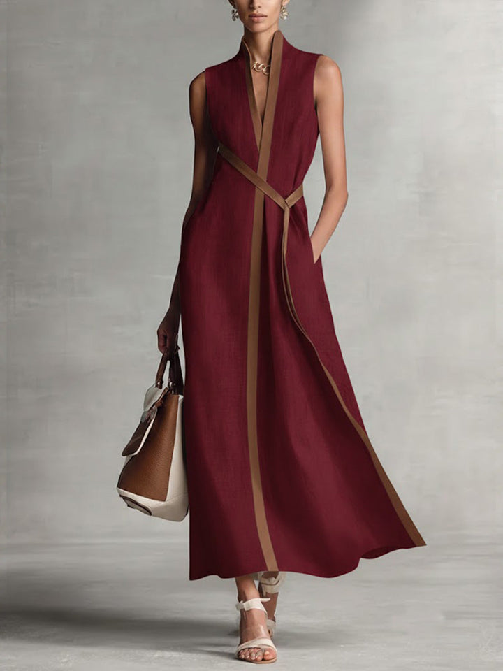 Elira | Leichtes Breeze-Maxikleid für Damen mit Rundhalsausschnitt