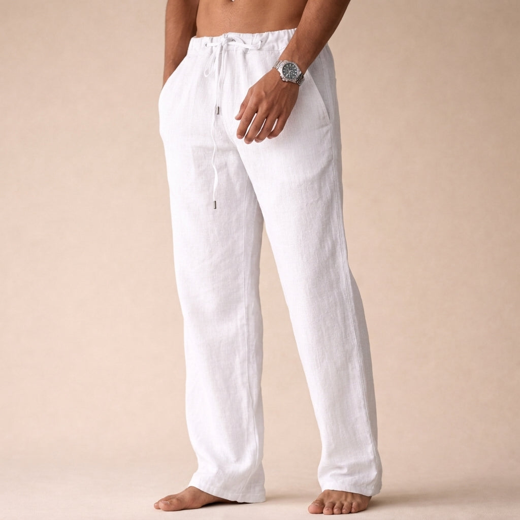 Elias | Herrenhose mit Taschen und Kordelzug