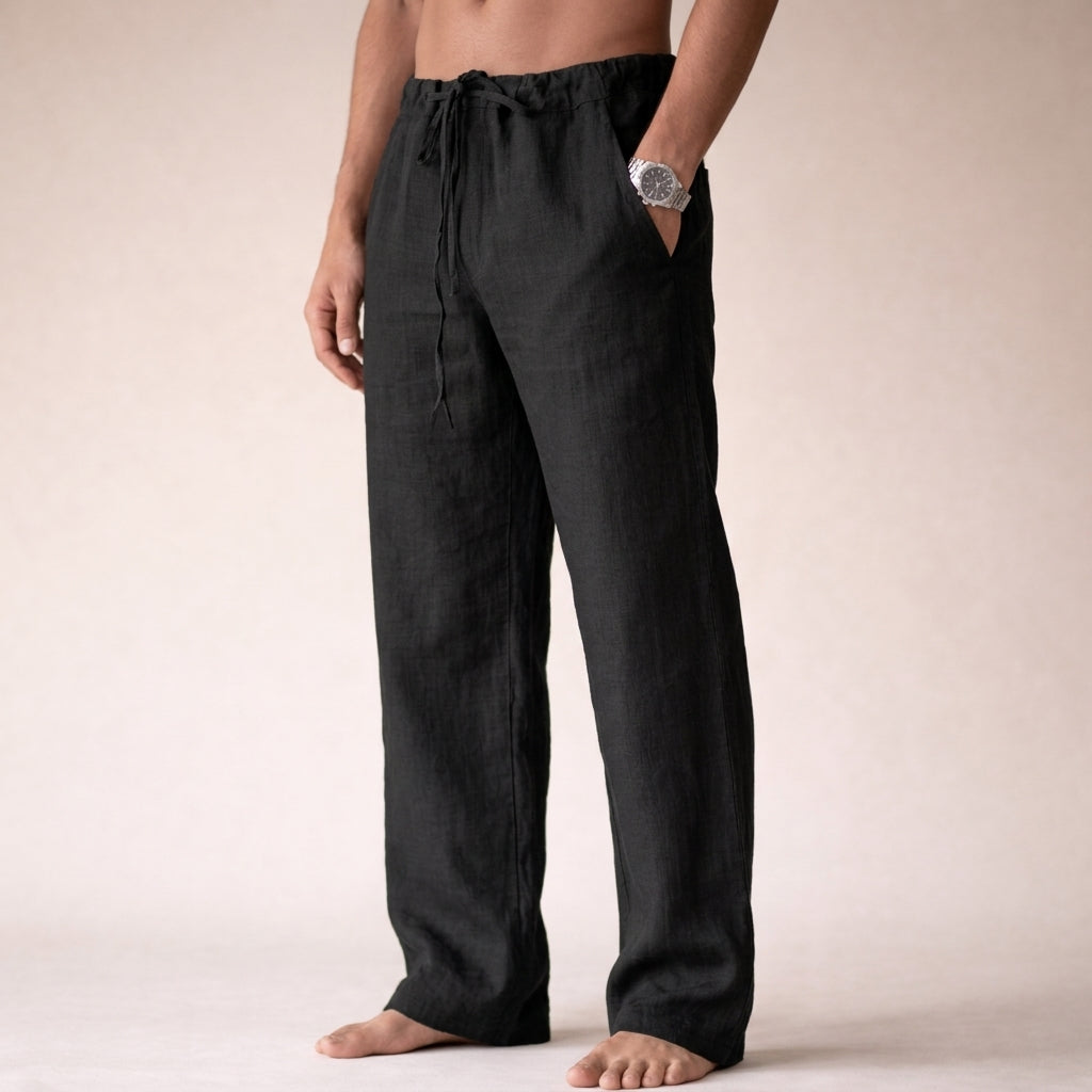 Elias | Herrenhose mit Taschen und Kordelzug