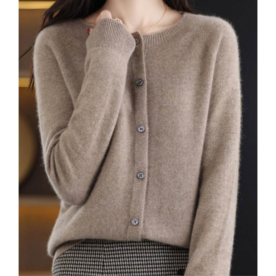 Hannah | Winter Essential Pullover für Damen mit V-Ausschnitt und langen Ärmeln
