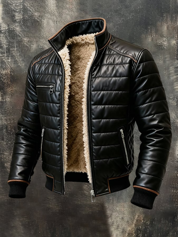 Brunon | Premium Isolierte Jacke mit m Plush-Futter