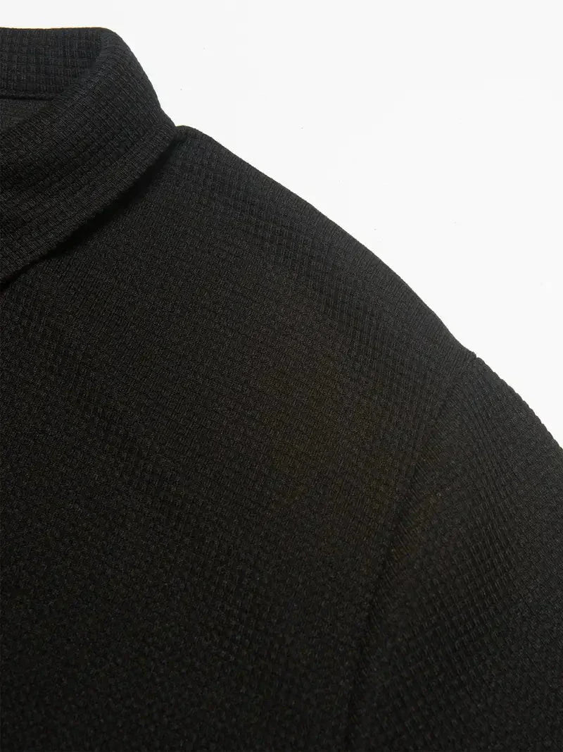 Brit und Boho | Das Sommer-Zip-Polo mit langen Ärmeln Poloshirt