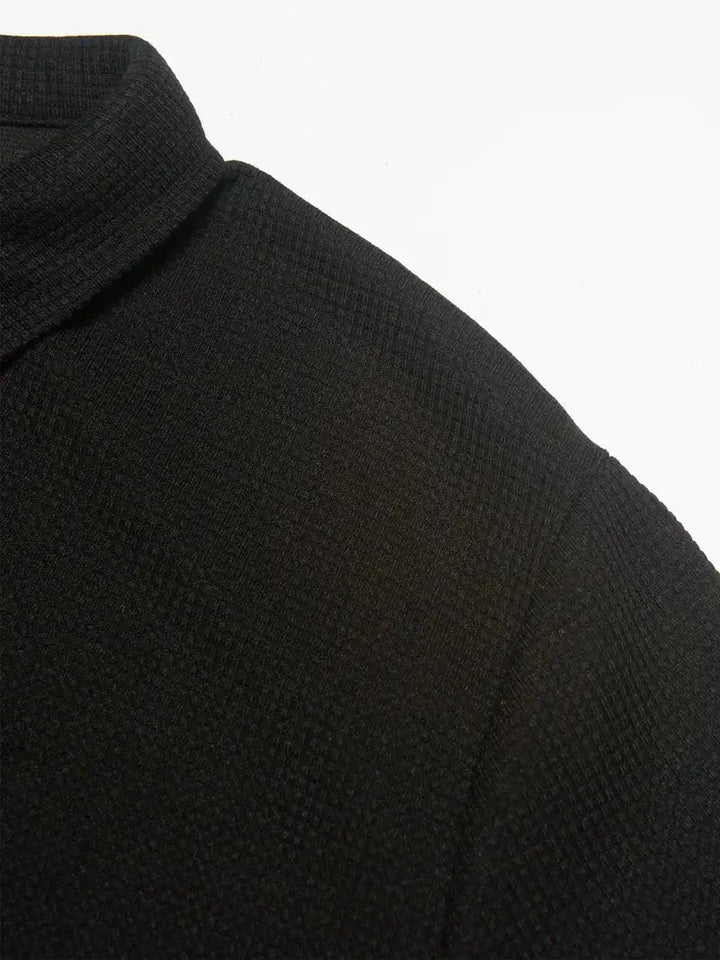 Brit und Boho | Das Sommer-Zip-Polo mit langen Ärmeln Poloshirt