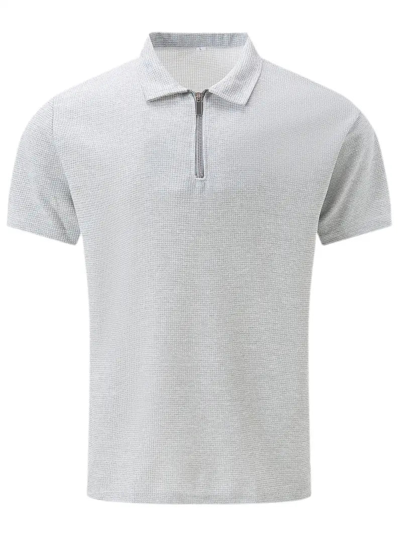 Brit und Boho | Das Sommer-Zip-Polo mit langen Ärmeln Poloshirt