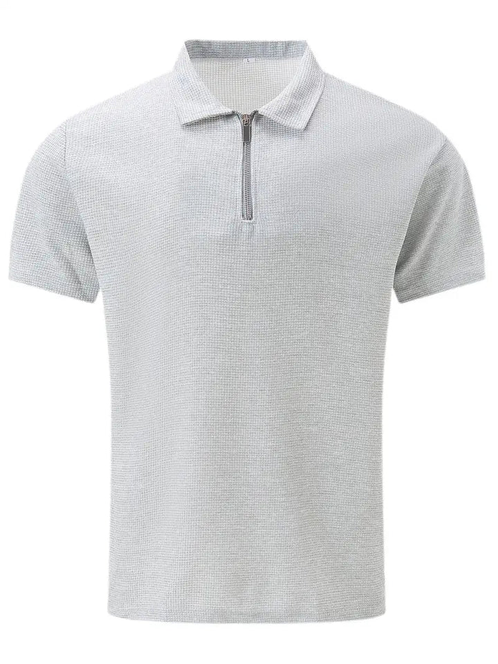 Brit und Boho | Das Sommer-Zip-Polo mit langen Ärmeln Poloshirt