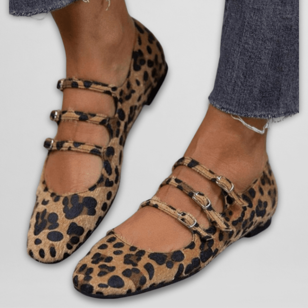 Luna | Tierdruck Ballerinas für Damen
