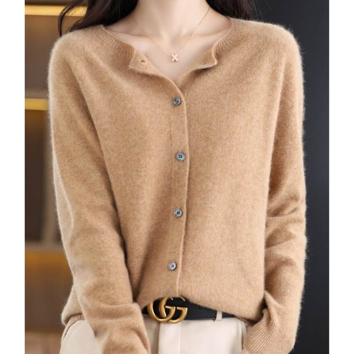 Hannah | Winter Essential Pullover für Damen mit V-Ausschnitt und langen Ärmeln