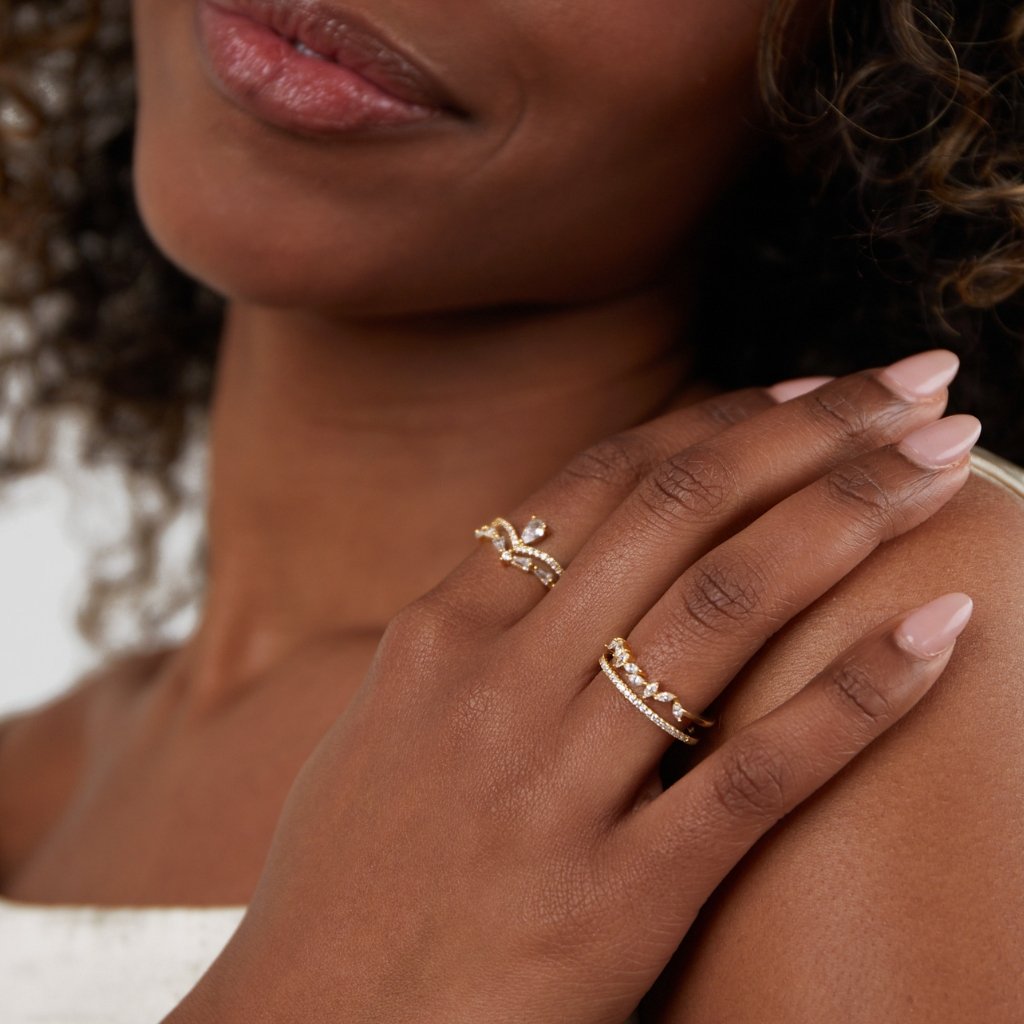 Valeria | Eleganter Kristallring für Damen