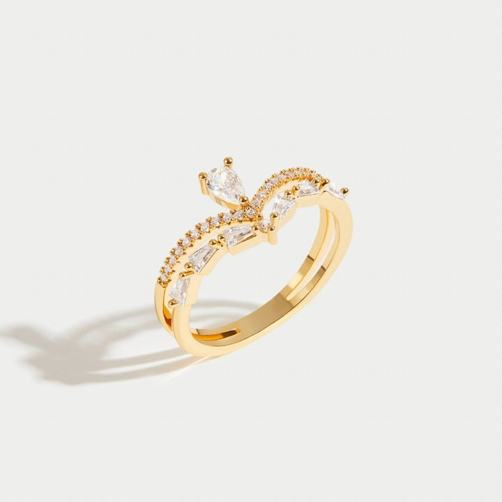 Valeria | Eleganter Kristallring für Damen