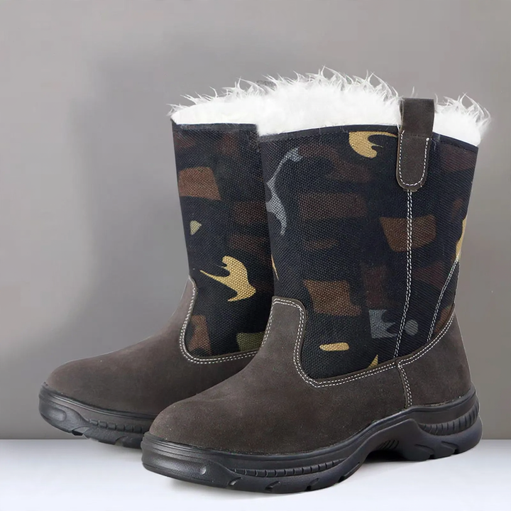 Herren Stiefel mit rutschfester und wasserdichter Sohle