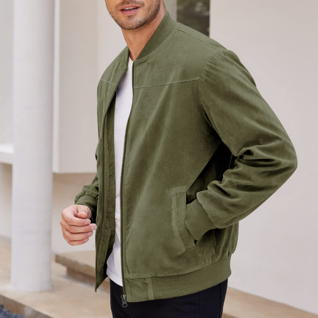 Harry | Leichte, saisonunabhängige Jacke für Herren mit Rundhalsausschnitt
