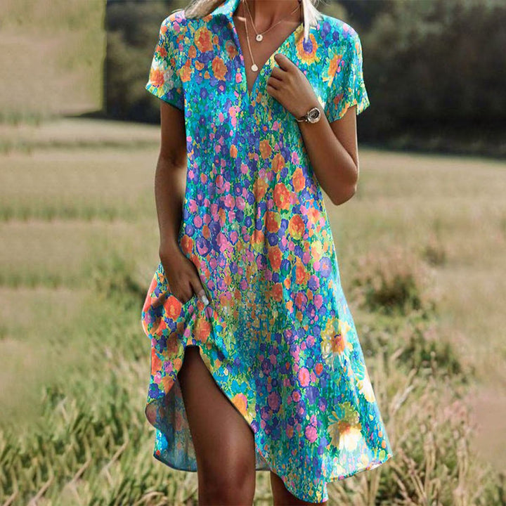 Marco | Modisches und Bequemes Sommerkleid für Damen mit Blumenmuster
