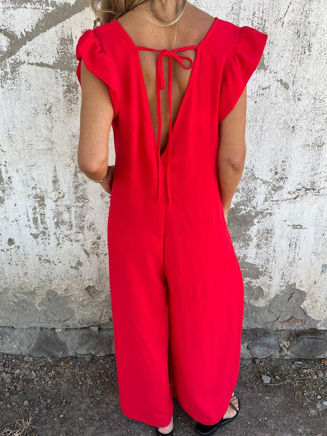 Zayla | Schicker Leoparden-Jumpsuit für Damen mit Rundhalsausschnitt